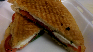 Smoked Ham Cheddar Cheese Panini Bakery